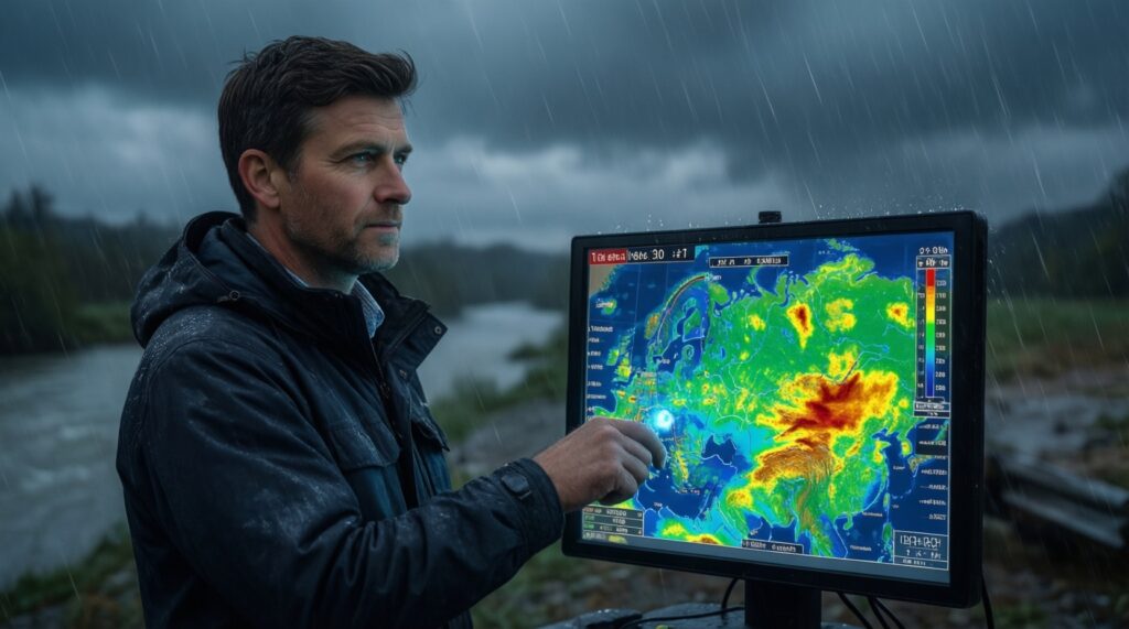 Экология и погода: штормовые предупреждения, тайфуны, качество воздуха и воды - иллюстрация